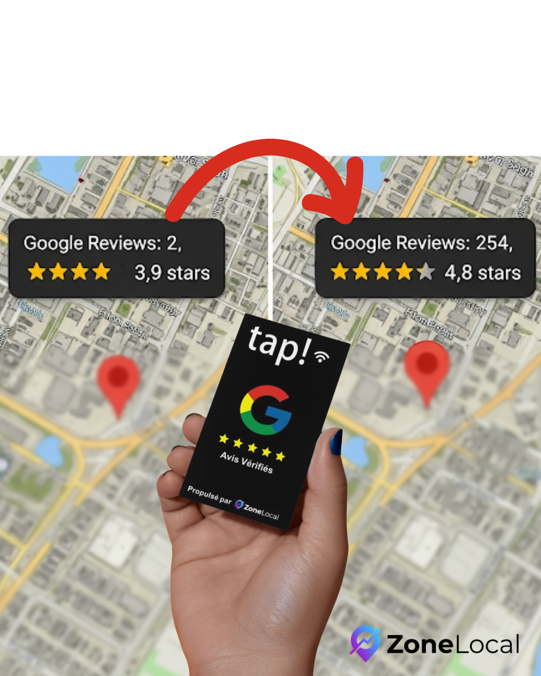 Avis Google - Carte